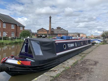 TOMMi moored at the Boat Museum : Tommi at The Boat Museum (Taken on Tuesday 24th September 2024)<br />