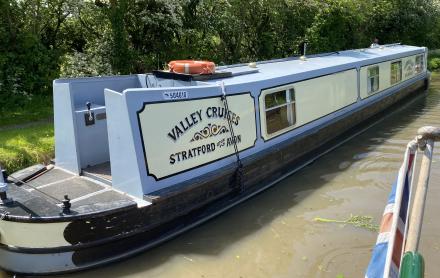Valley Cruises Excellence Afloat Farndale Valley Moored - Formally Valley Cruisers Excellence Afloat : Farndale Valley at Smite Brook Culvert (Taken on Monday 31st May 2021)<br />