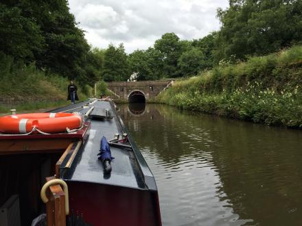 Waiting for the lights to change : Drummer Boy at Foulridge Tunnel (southwestern entrance) (Taken on Monday 25th July 2016)<br />