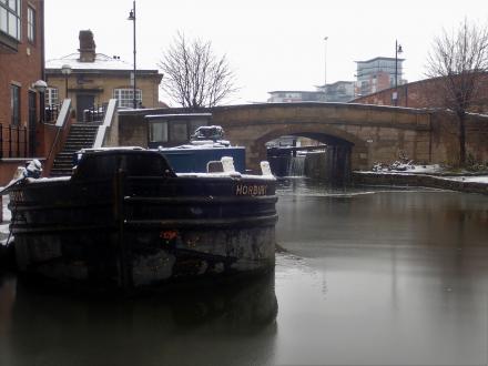 Looking towards Office Lock : Horbury at Office Lock Bridge No 226 (Taken on Thursday 8th March 2018)<br />