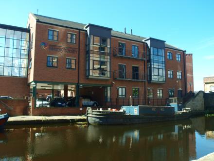 Building nearest Office Lock : Horbury at Granary Wharf (Taken on Tuesday 24th July 2012)<br />